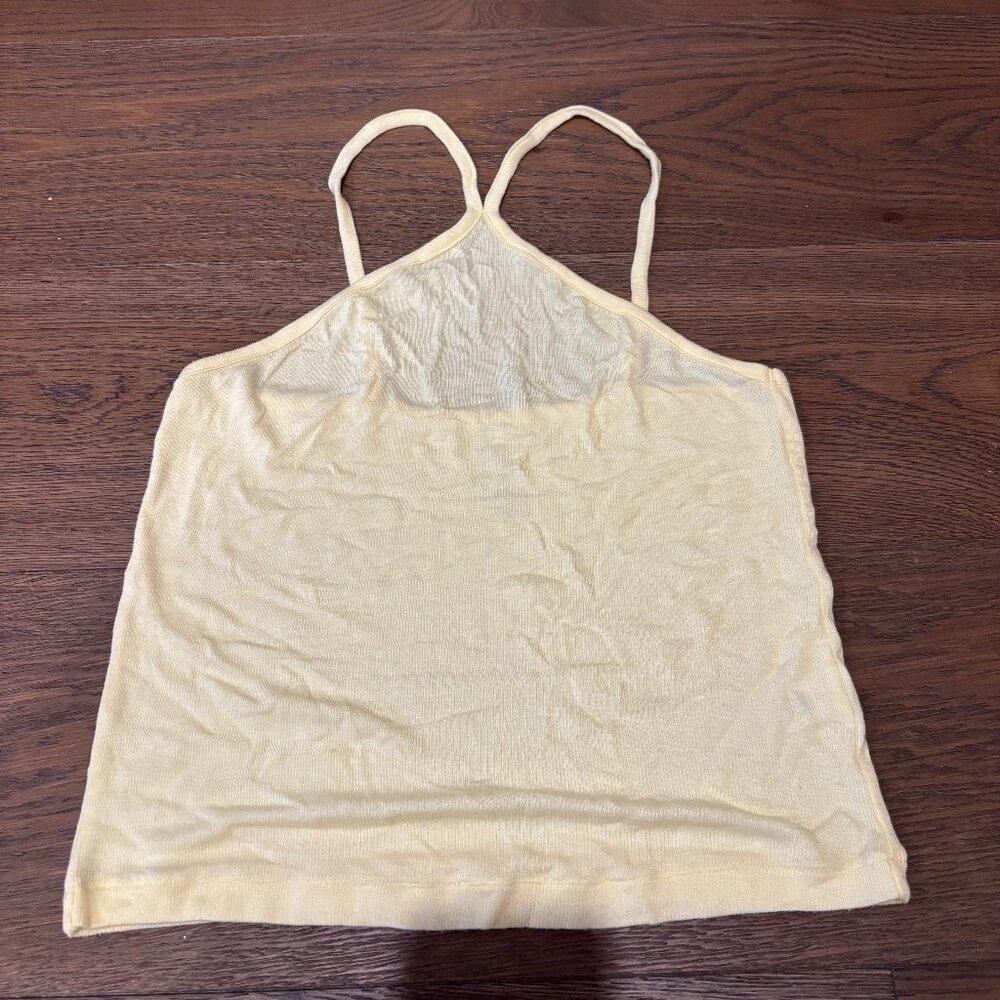 Yellow Summer Crop Top - Medium